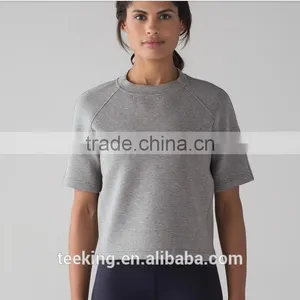 Custom Cotton Ladies Fashion Gym Tees thumbnail-1