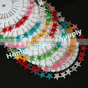 Fashion Star Shaped Plastic Head Pearl Straight Pin thumbnail-1