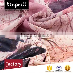 Custom Fashion 100% Pure Silk Fabric Transparent Silk Georgette Fabric thumbnail-2