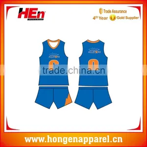 Hongen Appare 2017 Custom Sublimation Cheap Latest Basketball Jersey Design 2016 thumbnail-1