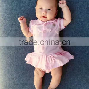 Newborn Baby Clothes Short Sleeve 95% Cotton Wholesale Baby Rompers For Summer thumbnail-4