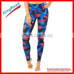 2015 OEM Sublimation Camouflage Suits Compression Pants Yoga Pants thumbnail-3