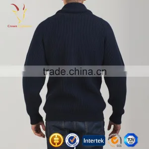 Blended Cashmere Mens Wool Casual Cardigan thumbnail-2