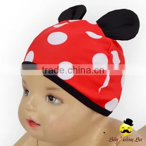 Sweet Girl Cartoon Character Strap Polka Dots Flash Bow Kids Separable Little Girl Swimwear Beach Top thumbnail-5