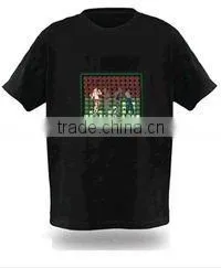 Summer Hot Selling EL Sound Activated T-Shirt thumbnail-1