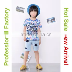 Trendy Printing Design Wholesale Baby Clothes for Summer thumbnail-1