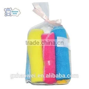 Wholesale Cheap Eco-friendly Face Towel Baby Handkerchief 100% Cotton Terry Baby/newborn Washcloth thumbnail-1