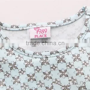 Summer Boutique Girl Printed Clothing Cotton Cinched Waist Baby Dress New Style thumbnail-3