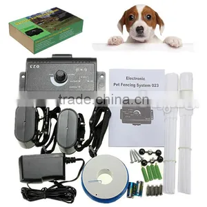 New Hot Sale New Pet Dog Train Control Device Underground Shock Collar In-Ground Electric Fence Fencing System For 2 Dogs thumbnail-1