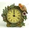 Home Decorated Clock With Bird thumbnail-1