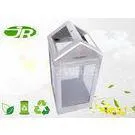 Clear Trash Can With Lid Rectangular Trash Can Easily Cleaned - Up For Public thumbnail-1