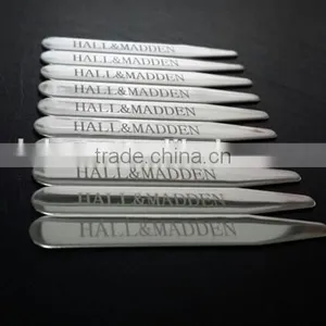 Customize Metal Stainless Steel Collar Stays w Logo Assorted Sizes 2017 thumbnail-3