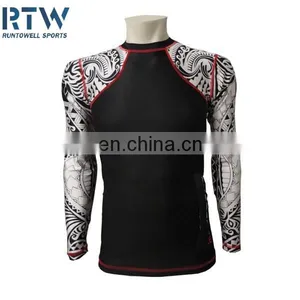 Sublimation Mma Lycra Rash Guard,compression Suits thumbnail-2