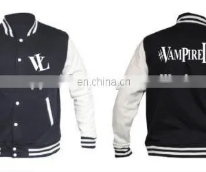 Custom Varsity Football Jacket Black With Patch thumbnail-4