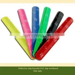 CG-BR341 PVC Slap Wristband PVC Slap Bracelet Welcome to OEM Logo thumbnail-1