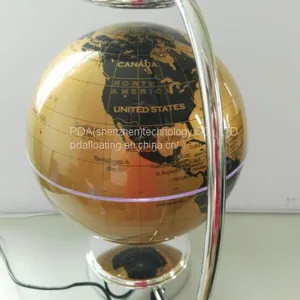 8 Inch Floating Globe With Lighting Change Color thumbnail-1