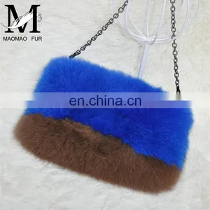 2016 New Fashion Bag Latest Design Real Fox Women Fur Bag thumbnail-1