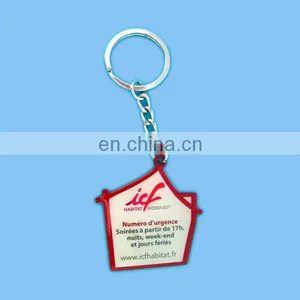 Fine Workmanship Print Logo Zinc Alloy Keychains Manufactuar thumbnail-1