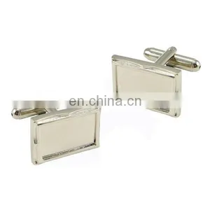 Newly! Custom Rectangle Blank Sublimation Cuff Link/sleeve Link thumbnail-1