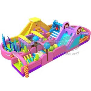 Giant Inflatable Obstacle, Adult Inflatable Obstacle Course, Obstacle Race Inflatable Game for Sale thumbnail-1
