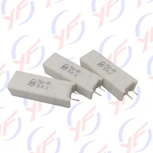 Cement Power Resistor of 7Watts Vertical Style Fixed Resistor thumbnail-1