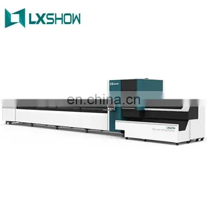 2021 LXSHOW Automatic 1000W 2000W 3000W Cnc Laser Metal Pipe Tube Cutting Machine / Metal Tube Cnc Fiber Laser Cutting Machine thumbnail-1