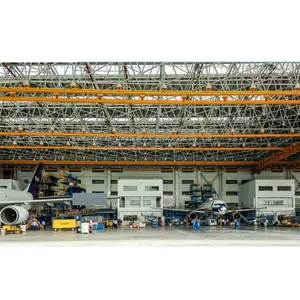 LF Hot Sale Steel Space Frame Roof Aircraft Hangar thumbnail-1