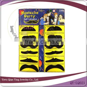Black China Stylish Costume Party Fake Beard Moustache thumbnail-1
