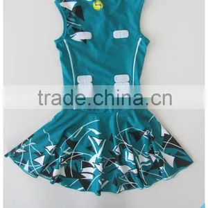 Sublimation Digital Print Uniform Netball Dress With Underwear thumbnail-1