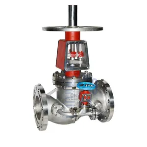 New Design Bypass Oxygen Stop Valve Stainless Steel Flange Stop Valve thumbnail-1