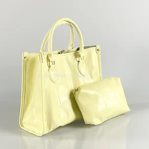 Cheap Wholesale Simple Alligator Print Tote Bag Large Capacity Shoulder Bag thumbnail-4