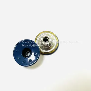 2023 Customized Wholesale Plating Brass Cowboy Button Jeans Buttons for Jeans Clothing thumbnail-3