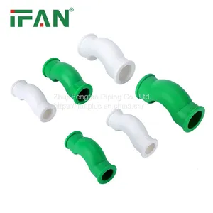 IFAN Factory Direct PPR CROSSOVER 42mm PN20 Customized Green PPR Pipe Fittings thumbnail-5
