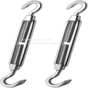 304/316 Stainless Steel European Open Body Turnbuckle(hook&hook) thumbnail-1