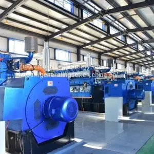 AC Three Phase Gas Power Plant Generating Electricity Generator Set for Sale thumbnail-1