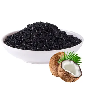 High Purity Coconut Shell Nut Shell Activated Carbon Water Treatment Granular Active Carbon 1-2mm thumbnail-1