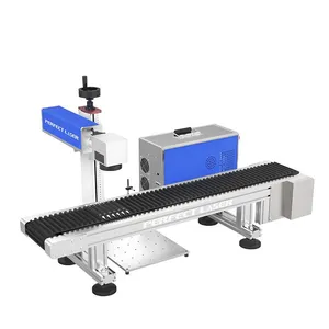 20w Fiber Laser Engraver With Desktop Conveyor for Gift Pen Logo Marking thumbnail-1