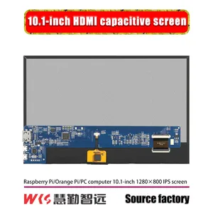 Lowest Price10.1 Inch 1280×800 Capacitive Touch Screen LCD Module Display for Raspberry Pi thumbnail-2