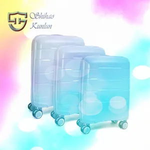 Large Capacity 4-Wheel Spinner Suitcase Luggage Set Lightweight 360 Degree Wheels Unisex Vintage Travel Luggage Set-3 Pieces thumbnail-2