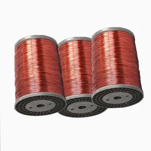 SWG AWG Aluminum Wire Enameled Insulation Material and Aluminum Conductor Material Aluminium Flat Wire for Transformers Thailand thumbnail-1