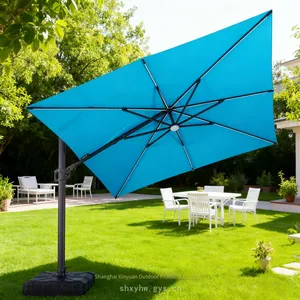Modern Hotel Outdoor Garden Patio Umbrella, Outdoor Cantilever Luxury Garden Umbrella, Patio Sunshade thumbnail-2