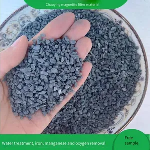 4-8mm Magnetite for Sewage Filtration, Iron and Manganese Removal, With Strong Sewage Interception Capacity, Artificial Wetland Material thumbnail-1