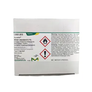 Merck0.1%standard Water Sample 1.88051.0010 Karl Fischer Reagent From Germany thumbnail-1