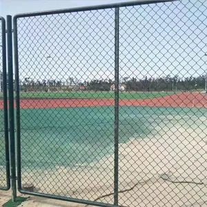 High Quality Factory Direct Sales PVC Coated Galvanized Chain Link Fence thumbnail-1