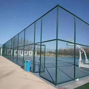 4-meter-high Tennis Court Protective Net, Customized by Youdun, With Optional Colors, Steel Wire Chain Link Isolation Fence Net thumbnail-1