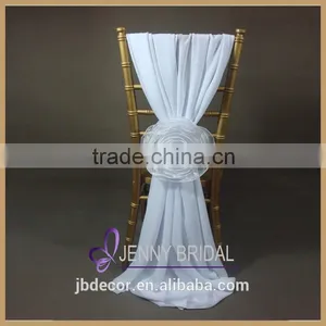 C214B Wholesale White Beauty Pageant Wedding Bridal Sash thumbnail-1