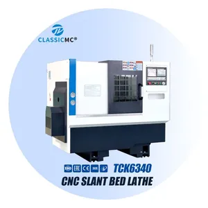Factory Direct Sale Tck6340 Slant Bed Metal CNC Lathe Machine thumbnail-5