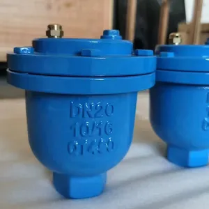 DIN PN16 DN80 DN50 Ductile Iron Flange/Thread Exhaust Valve Automatic Pressure Air Vent Release Valve thumbnail-5