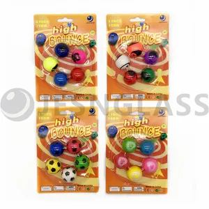 Hot Sale 35MM High Bouncy Ball Children's Toy Rubber Balls Blister Card Package thumbnail-4