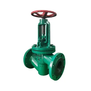 High Quality Cast Steel Globe Valve Lined With PTFE Globe Valve thumbnail-4